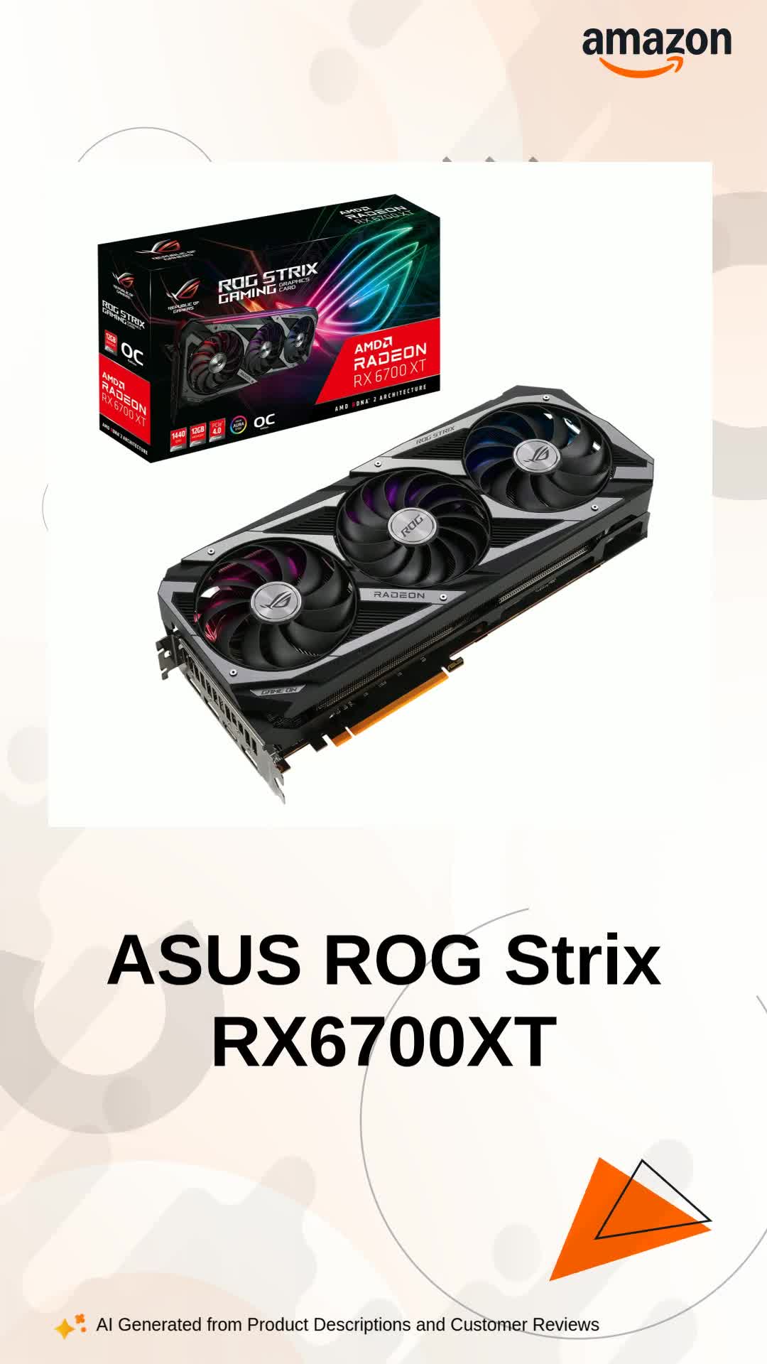 Amazon.in: Buy ASUS ROG Strix AMD Radeon RX 6700 XT OC Edition